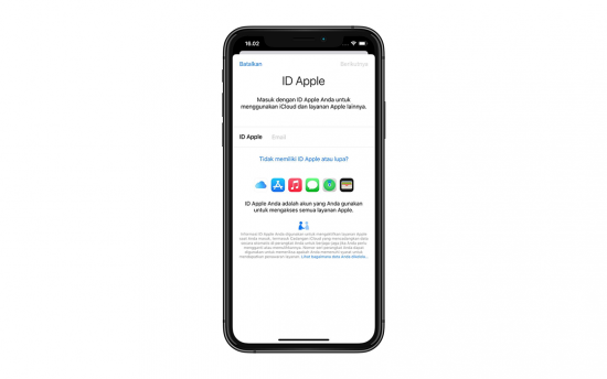 Cara membuat ID Apple baru