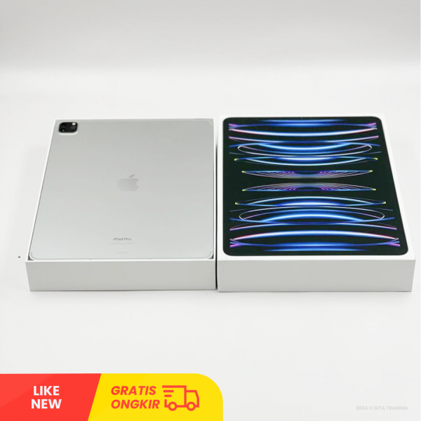 Apple iPad Pro 6th Generation 12.9-inch 2022 (512GB/ WIFI + Cellular/IMEI: 358705117824542/ Silver) - LIKE NEW