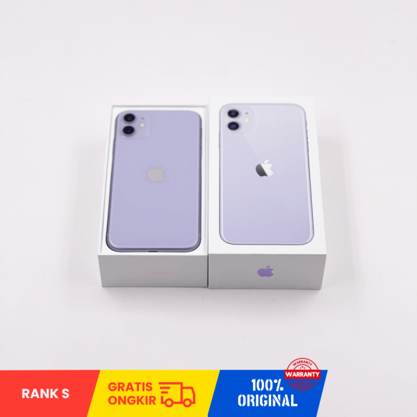 APPLE iPhone 11 (128GB/ Battery health 79%/ Purple/ IMEI: 352929115569737/ Sim free) - RANK S