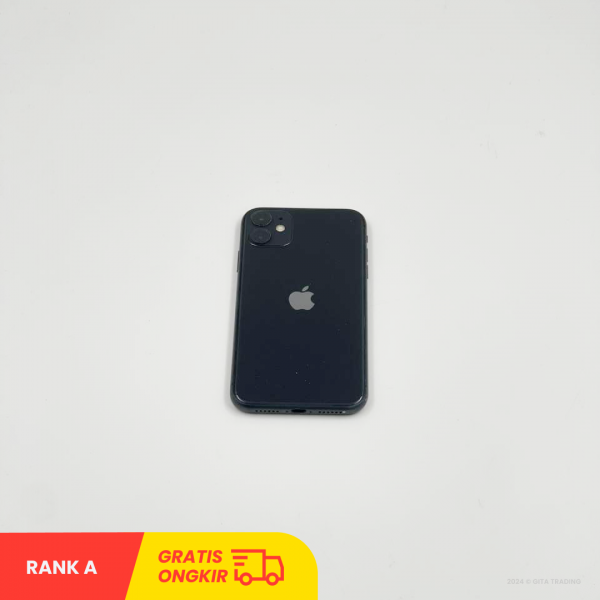 APPLE iPhone 11 (128GB/ Battery health 88%/ IMEI: 352920113866852/ Black/ Sim Free) - RANK A