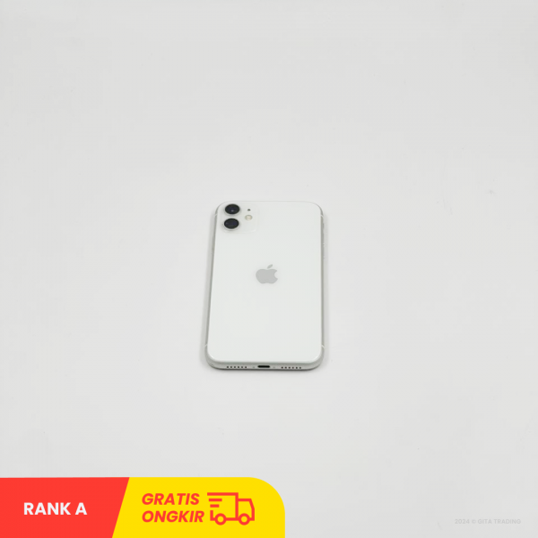 APPLE iPhone 11 (64GB/ Battery health 100%/ IMEI: 352920115421516/ White/ Sim Free) - RANK A