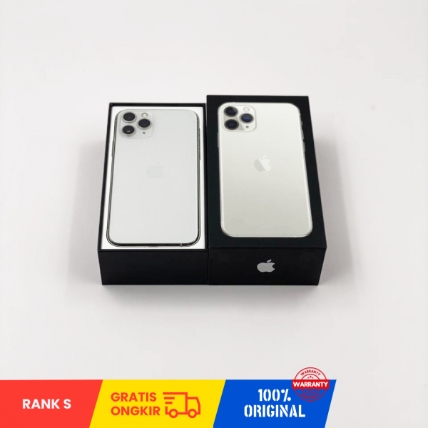 APPLE iPhone 11 Pro Max (256GB/ DUAL SIM/ SILENT CAMERA/ Battery health 100%/ SILVER/ 353949102803203/ Sim Free) - RANK S