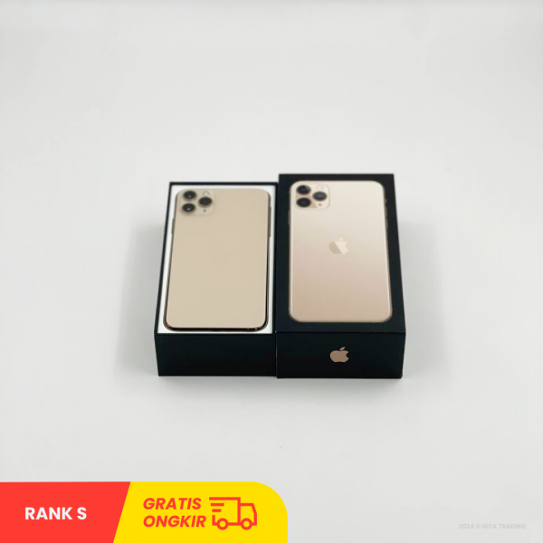 APPLE iPhone 11 Pro Max (512GB/ Battery health 100%/ IMEI: 353926108173781/ Gold/ Sim Free) - RANK S