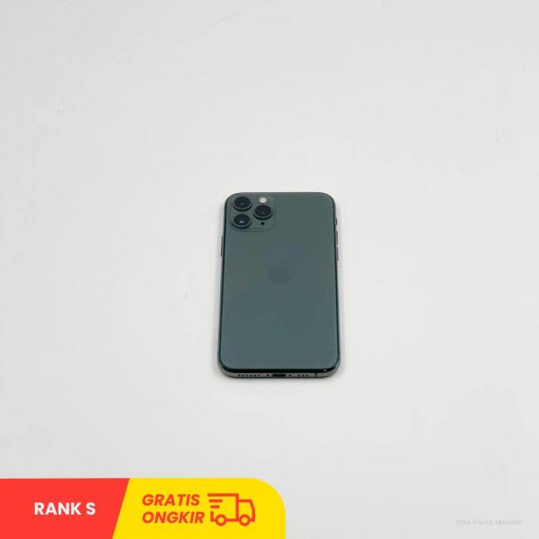 APPLE iPhone 11 Pro Max (64GB/ Battery health 100%/ IMEI: 353918101819452/ Midnight Green/ Sim Free) - RANK S