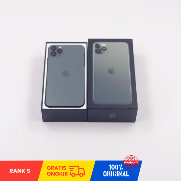 APPLE iPhone 11 Pro Max (64GB/ Battery health 79%/IMEI: 353913100033882/ Midnight Green/ Sim Free) - RANK S