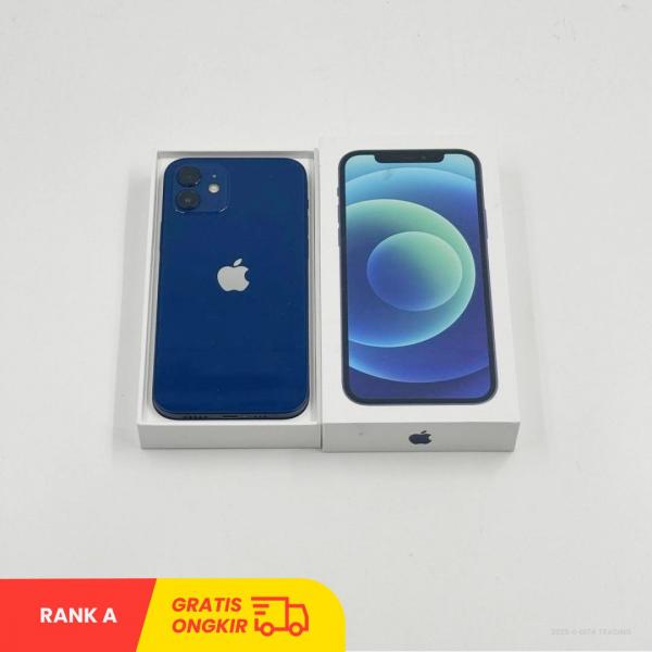 APPLE iPhone 12 5G Blue - Sim Free | ROM: 128GB | Battery Health 87% | IMEI: 353046110978497 | RANK A