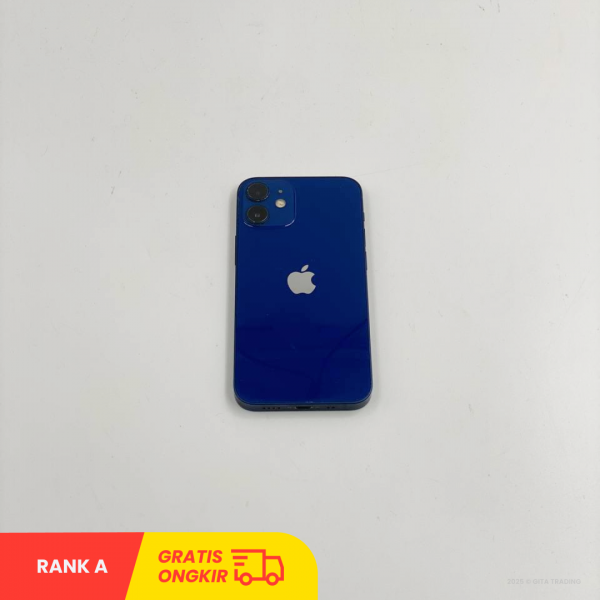 APPLE iPhone 12 Mini 5G (256GB/ Battery Health 77%/ Blue/ IMEI: 353015111143104/ Sim Free) - RANK A