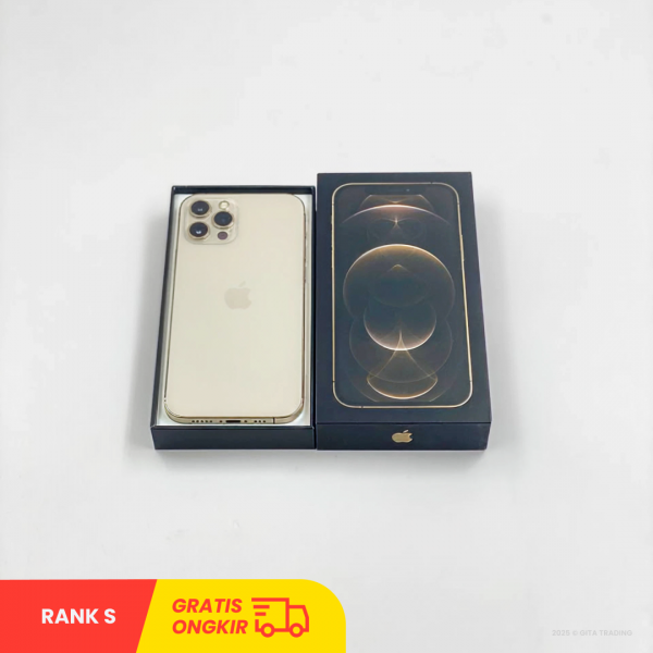 APPLE iPhone 12 PRO 5G Gold - Sim Free | ROM: 256GB | Battery Health 73% | IMEI: 356689113586648 | RANK S