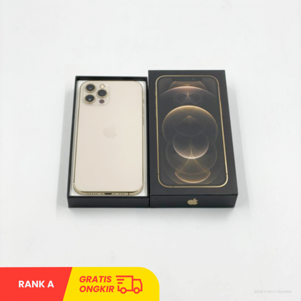 APPLE iPhone 12 Pro 5G Gold - Sim Free | ROM: 256GB| Battery health: 77% | IMEI: 356690117297158 | RANK A