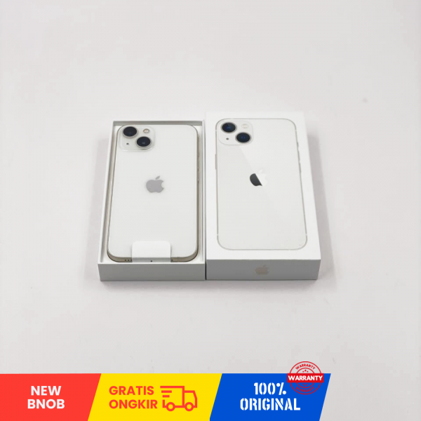 APPLE iPhone 13 5G (128GB/ Starlight/ IMEI: 357479189030054/ Sim Free) - NEW BNOB