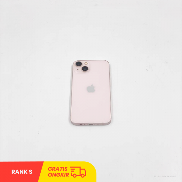 APPLE iPhone 13 5G PINK - Sim free | ROM: 256GB | Battery Health 100% | IMEI: 351680921073494 | RANK S