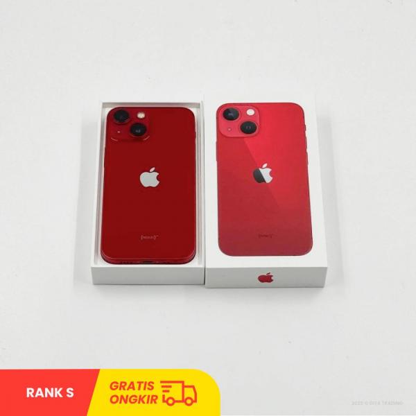 APPLE iPhone 13 Mini 5G Red - Sim Free | ROM: 256GB | Battery health 81% | IMEI: 354084994551147 | RANK S