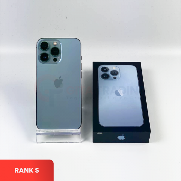APPLE iPhone 13 Pro 5G Sierra Blue - Sim Free | ROM: 128GB | Battery Health 74% | IMEI: 353742331499582 | RANK S