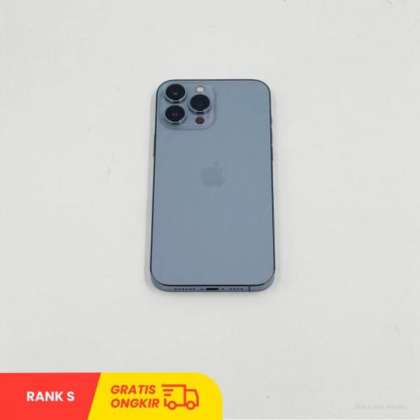 APPLE iPhone 13 PRO MAX 5G Sierra Blue -  Sim Free | ROM: 1000GB(1TB) | Battery Health 100% | Silent Camera & Single Sim | IMEI: 356622125860701 | RANK S