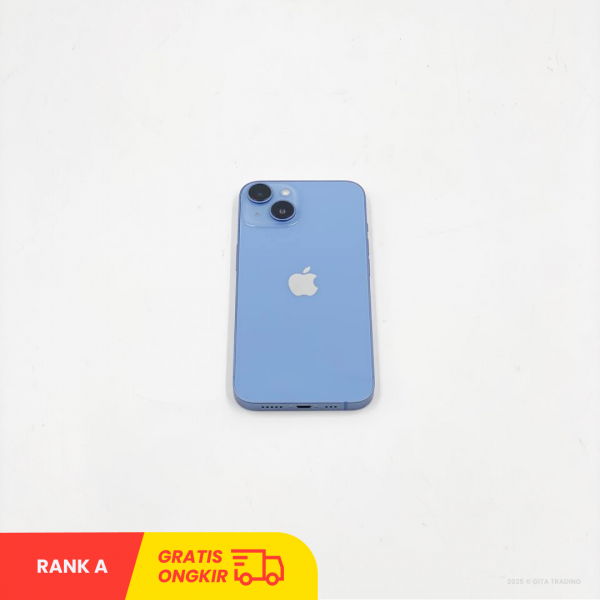 APPLE iPhone 14 5G Blue - Sim Free | ROM: 256GB | Battery health 84% | IMEI: 352604725791704 | RANK A