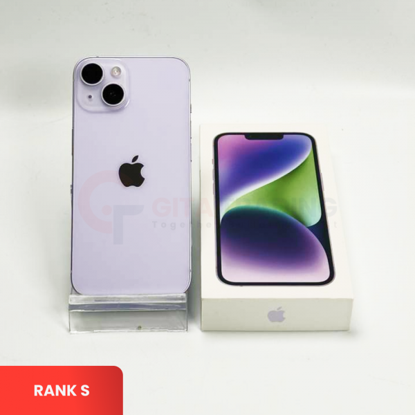 APPLE iPhone 14 5G PURPLE - Sim Free | ROM: 128GB | Battery Health: 86% | IMEI: 354355886135474 | RANK S