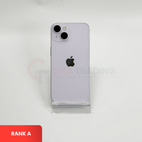 APPLE iPhone 14 5G Purple - Sim Free | ROM: 256GB | Battery Health: 81% | IMEI: 351454481224321 | RANK A