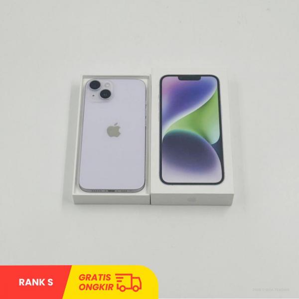 APPLE iPhone 14 5G Purple - Sim Free | ROM: 256GB | Battery health 84% |  IMEI: 359203502644187 | RANK S
