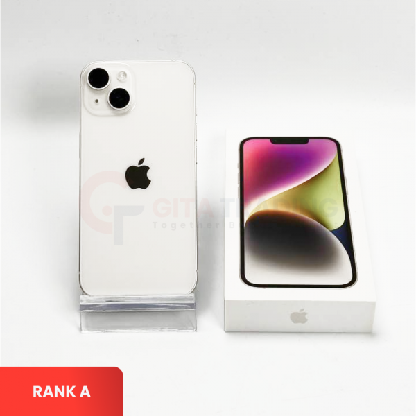 APPLE iPhone 14 5G Starlight - Sim Free | ROM: 128GB | Battery health 92% | IMEI: 350210439611873 | RANK A