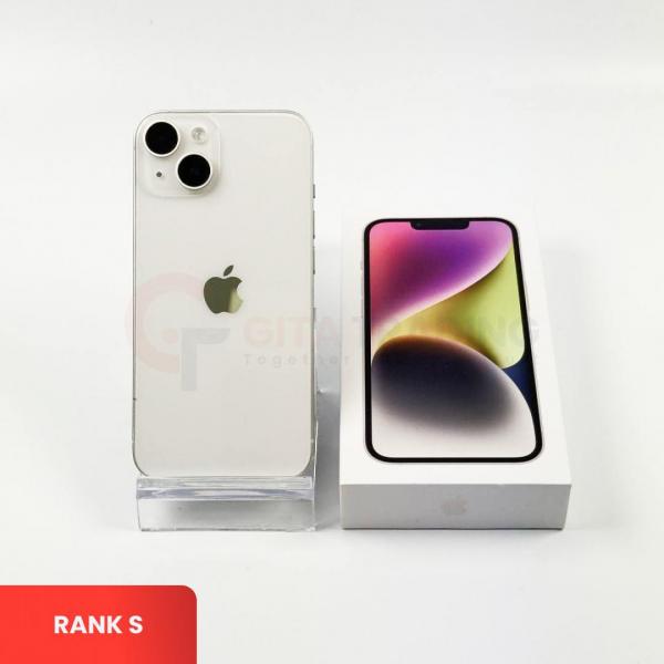 APPLE iPhone 14 5G Starlight - Sim Free | ROM: 128GB | Battery health: 97% | IMEI: 351307350095646 | RANK S