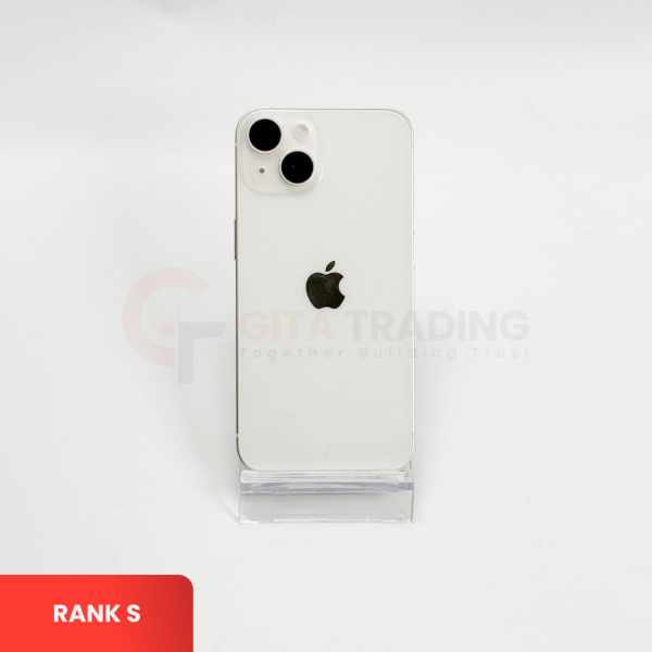 APPLE iPhone 14 5G White - SIM Free | ROM: 128GB | Battery Health: 81% | IMEI: 350032731902127 | RANK S
