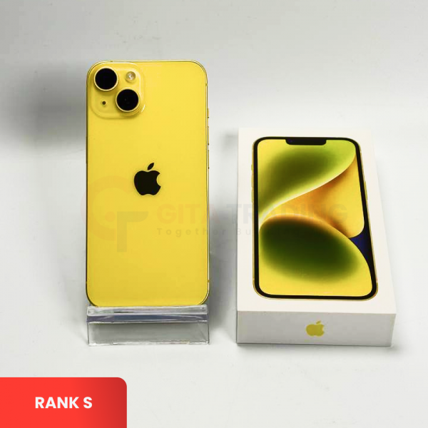 APPLE iPhone 14 5G Yellow - Sim Free | ROM: 128GB | Battery Health: 89% | IMEI: 356663514338065 | RANK S