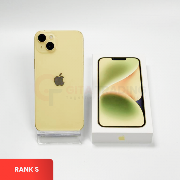 APPLE iPhone 14 PLUS 5G Yellow - Sim Free | ROM: 128GB |  IMEI: 356644015560639 | Battery health 98% | RANK S