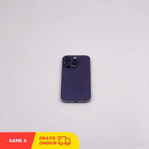 Apple iPhone 14 Pro 5G (128GB/ Battery health 85%/ Deep Purple/  IMEI: 357629667513811/Sim Free) - RANK A