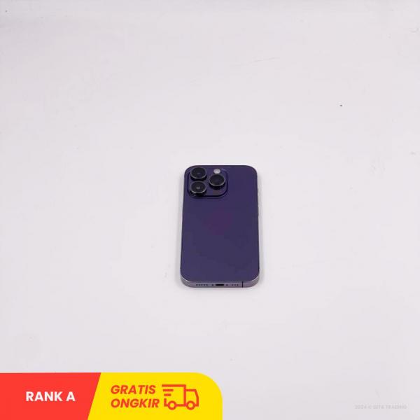 Apple iPhone 14 Pro 5G (256GB/ Battery health 85%/ Deep Purple/  IMEI: 359449129228298/Sim Free) - RANK S