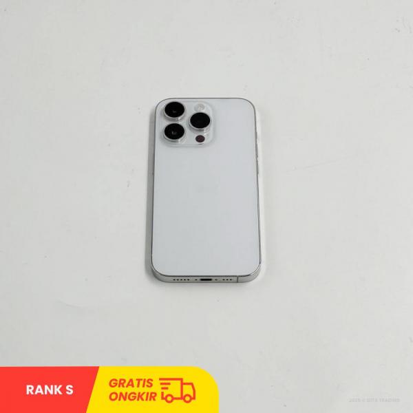 APPLE iPhone 14 PRO 5G Silver - Sim Free | ROM:  128GB | Battery health 82% | IMEI: 354811955518628 | RANK S