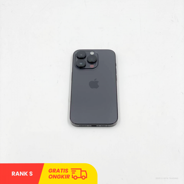 APPLE iPhone 14 PRO 5G Space Black - Sim Free | ROM: 128GB | Battery health 100% | IMEI: 359449127055651 | RANK S