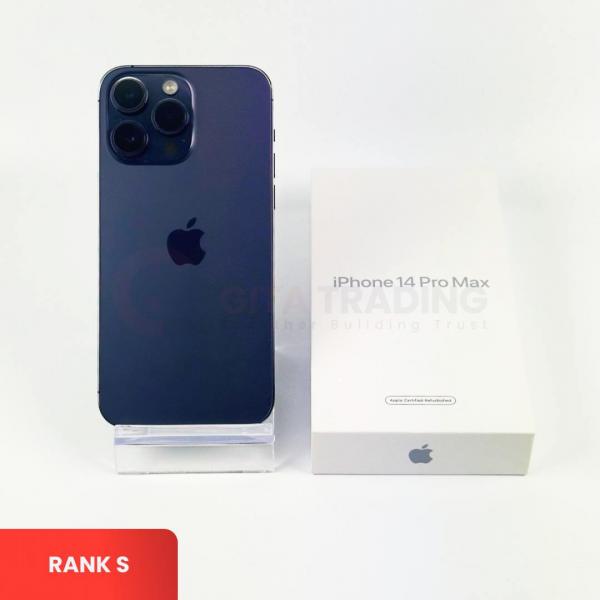 APPLE iPhone 14 Pro Max 5G Deep Purple  - Sim Free | ROM: 256GB | Battery health 100% | IMEI: 350550253151492 | RANK S