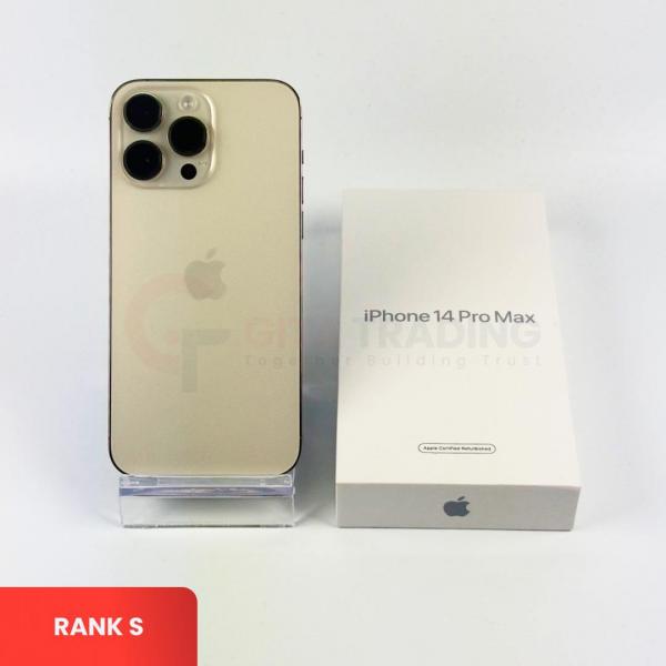 APPLE iPhone 14 Pro Max 5G Deep Purple  - Sim Free | ROM: 256GB | Battery health 100% | Single Sim & Silent Camera | IMEI: 356948353781206 | RANK S