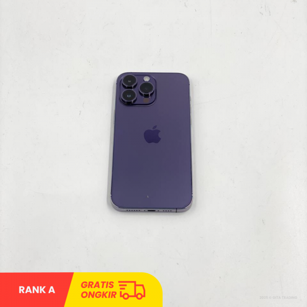 APPLE iPhone 14 Pro Max 5G Deep Purple -  Sim Free | ROM: 256GB | Battery Health 85% | Single Sim & Silent Camera | IMEI: 354132410308376 | RANK A