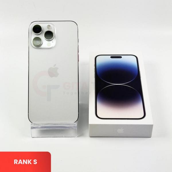 APPLE iPhone 14 Pro Max 5G Silver - Sim Free | ROM: 128GB | Battery health 81% | IMEI: 352994539614774 | RANK S