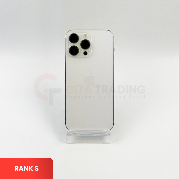 APPLE iPhone 14 Pro Max Silver - Sim Free | ROM: 128GB | Battery health 100% | IMEI: 359451597315961 | RANK S