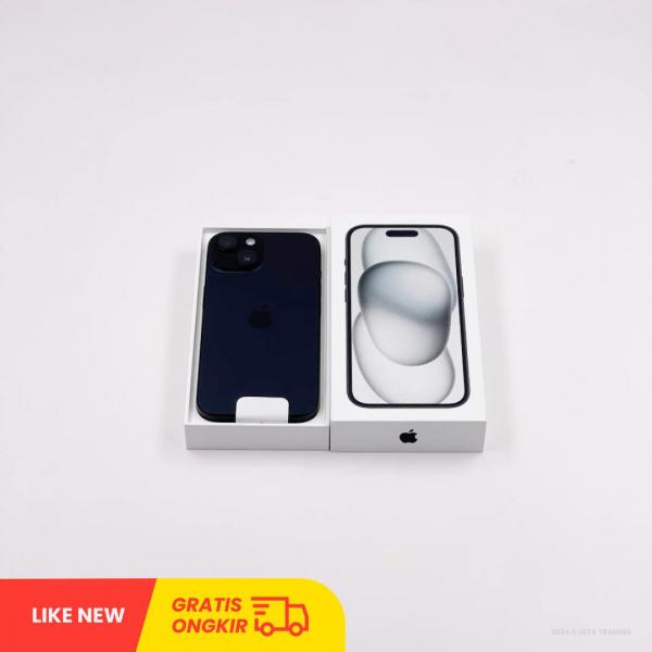 APPLE iPhone 15 5G (128GB/ BLACK/ Battery Health 100%/ IMEI: 357670562129014/ Sim free) - LIKE NEW