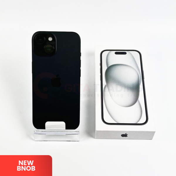 APPLE iPhone 15 5G Black - Sim Free | ROM: 128GB | Battery health 100% | IMEI: 356052197921647 | NEW BNOB
