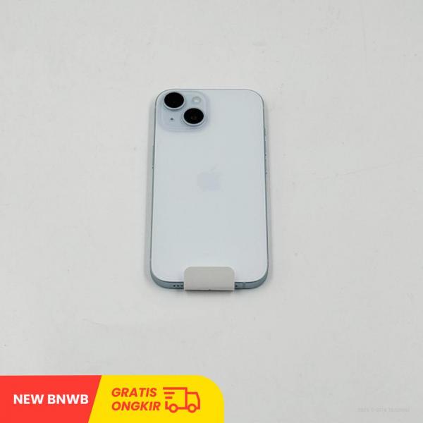 APPLE iPhone 15 5G BLUE - Sim Free | ROM: 128GB | Battery health 100% | IMEI: 356408767268472 | BNWB