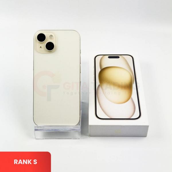 APPLE iPhone 15 5G Yellow - Sim Free | ROM: 128GB | Battery health 88% | IMEI: 356559531901374 | RANK S