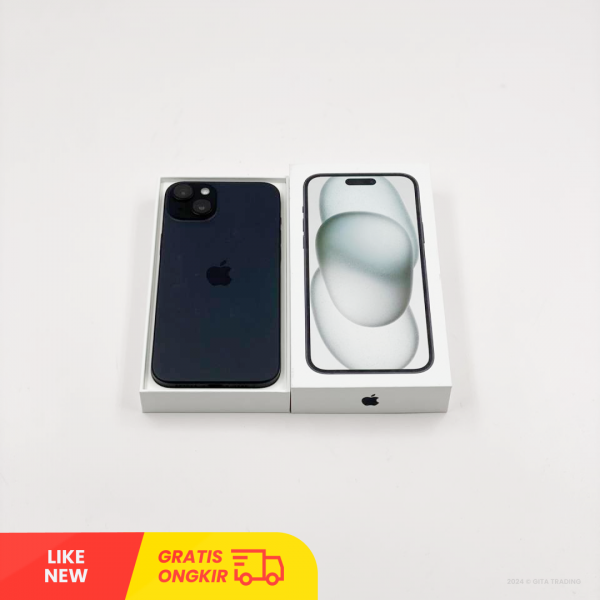 APPLE iPhone 15 PLUS 5G (128GB/ Battery health 100%/ Black/ IMEI: 355099282845612/ Sim free) - LIKE NEW