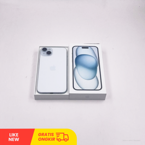APPLE iPhone 15 PLUS 5G (512GB/ BLUE/Battery Health 100%/ IMEI: 357534565234173/ Sim free) - LIKE NEW