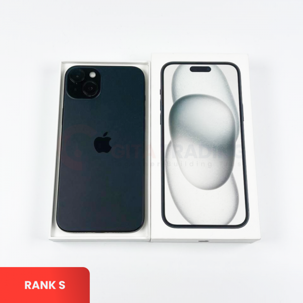 APPLE iPhone 15 PLUS 5G BLACK - Sim Free | ROM: 256GB | Battery health 85% | IMEI: 352459165451271 | RANK S