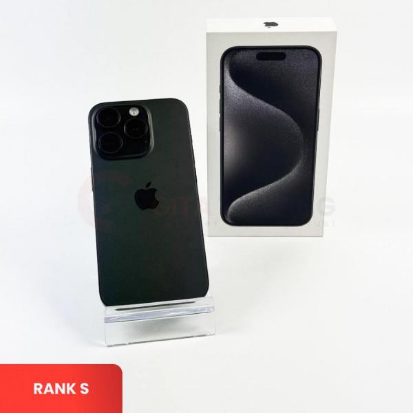APPLE iPhone 15 Pro 5G Black Titanium - Sim Free | ROM: 128GB | Battery health 86% |  IMEI: 352433807902215 | RANK S