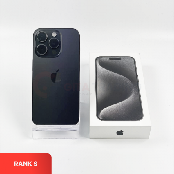 APPLE iPhone 15 Pro 5G Black Titanium - Sim Free | ROM: 256GB | Battery Health 89% | IMEI: 355746604779149 | RANK S