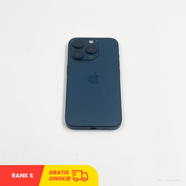 APPLE iPhone 15 PRO 5G Blue Titanium - Sim Free | ROM: 1000GB (1TB) | Battery health 91% |  IMEI: 355721799149515 | RANK S