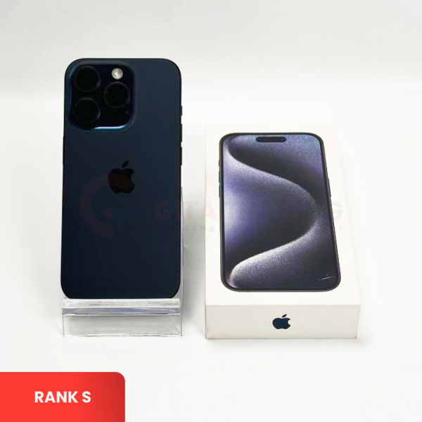 APPLE iPhone 15 Pro 5G Blue Titanium - Sim Free | ROM: 128GB | Battery Health: 88% |  IMEI: 354496311606380 | RANK S