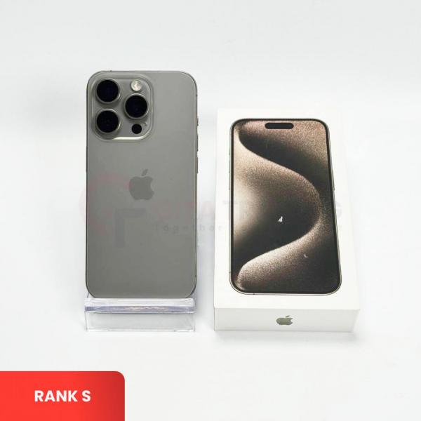 APPLE iPhone 15 Pro 5G Natural Titanium - Sim Free | ROM: 128GB | Battery Health: 87% |  IMEI: 354230915314517 | RANK S