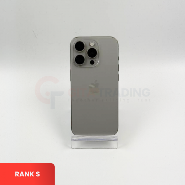 APPLE iPhone 15 Pro 5G Natural Titanium - Sim Free | ROM: 256GB | Battery Health: 86% | IMEI: 354230910497515 | Rank S