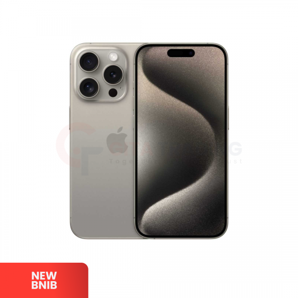 APPLE iPhone 15 Pro 5G Natural Titanium - Sim Free | ROM: 256GB | IMEI: 355746601975195 | NEW BNIB